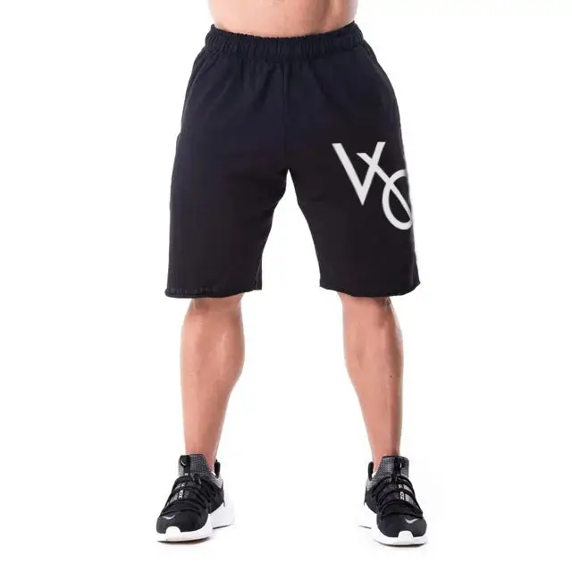 Fashion Men's Sports Fitness Running Five-point Pants