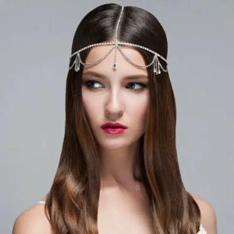 Tassel Niche Rhinestone Hair Accessories Bridal Headdress Jewelry