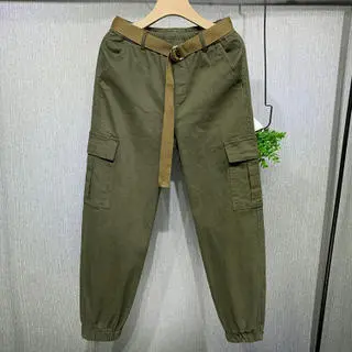 Overalls Women Loose Bf Casual Pants Women's Radish Army Green Plus Velvet - Shop at LoveMi