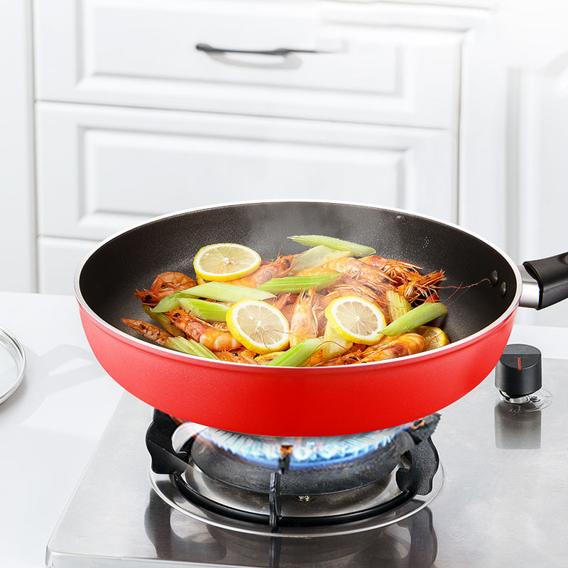 Title 4, Household Simple Fashion Flat Non-Stick Frying Pan