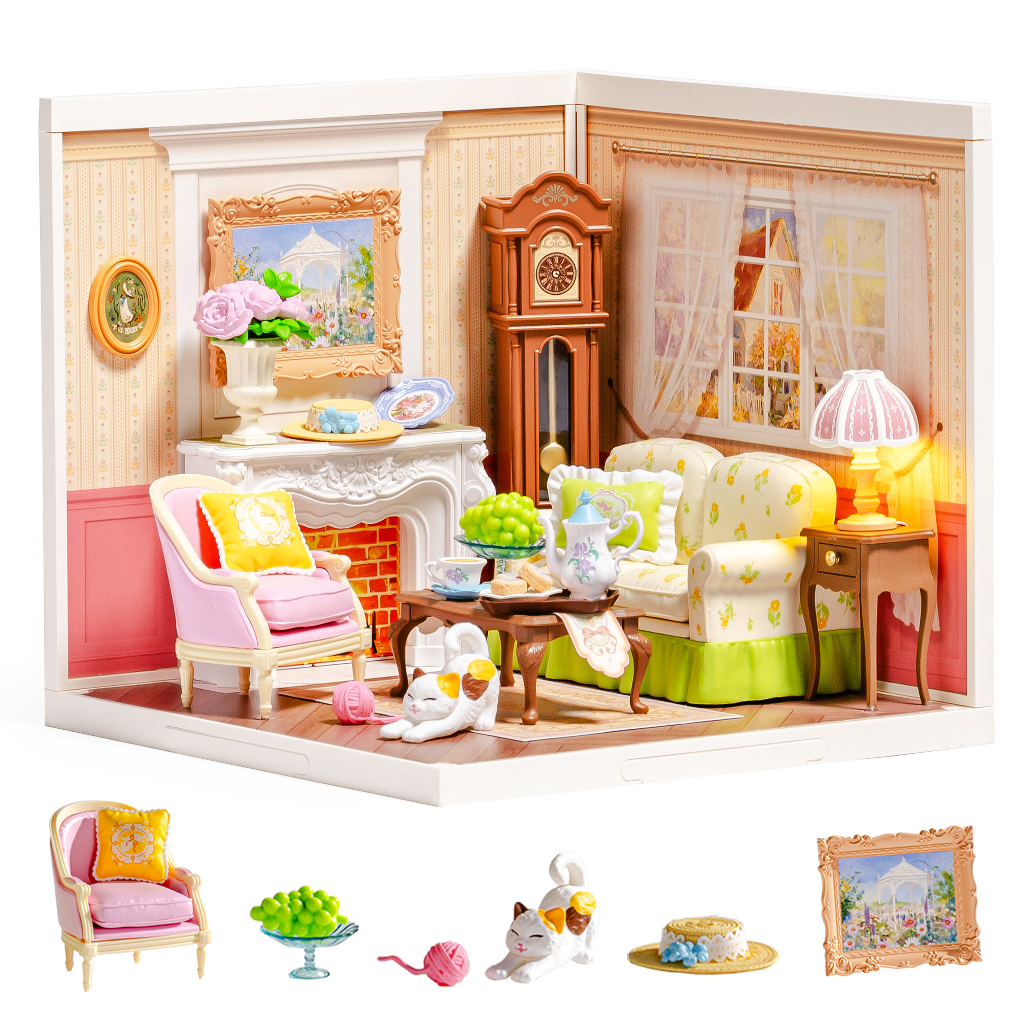 Casa Miniatura 3D DIY Rolife con Luces LED - Set de Construcción para Adultos y Adolescentes - imagen 1