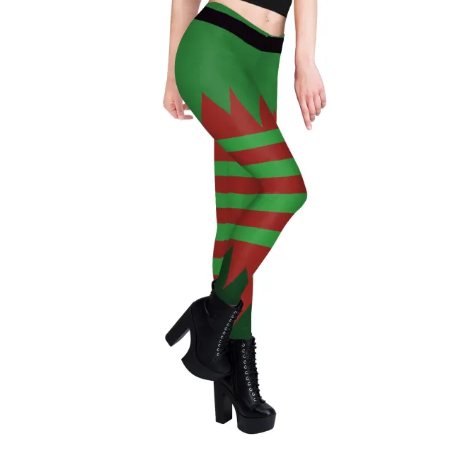 Digital Printing Pants Christmas New Style Elastic Women B2301138 - Shop at LoveMi