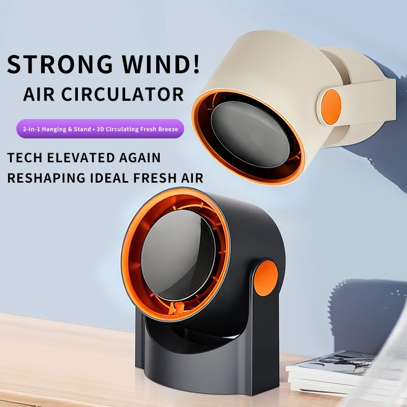 Desktop Wall Mounted Multi Purpose Small Fan Plug-in Type 1 Charging 1o0 — image 10