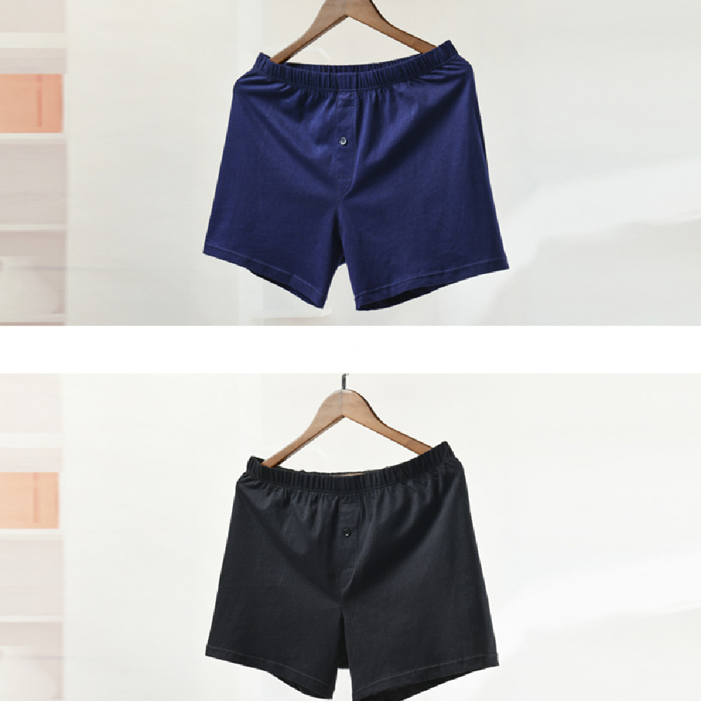 Mid Waist Men's Cotton Underwear Home Pants