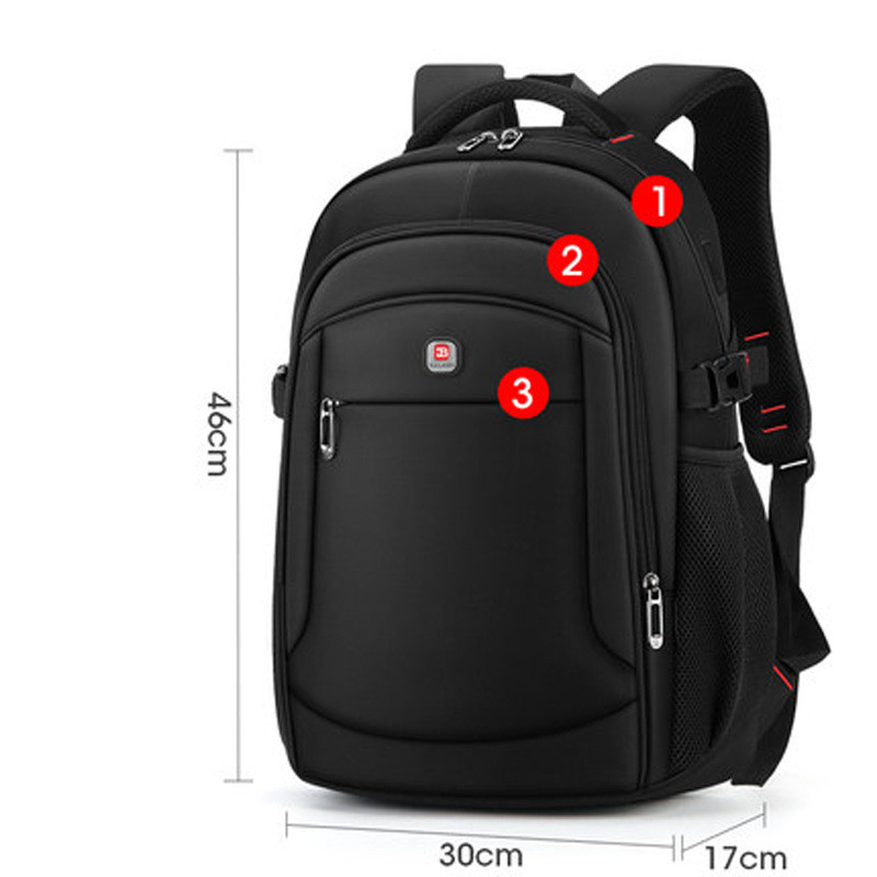 Casual Men's Laptop Bag Fashion Student School Bag - Image 5