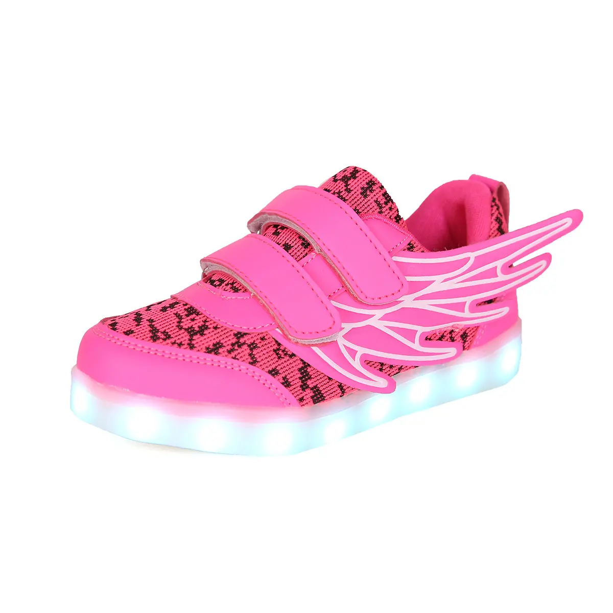 Children's shoes led light wings usb charging