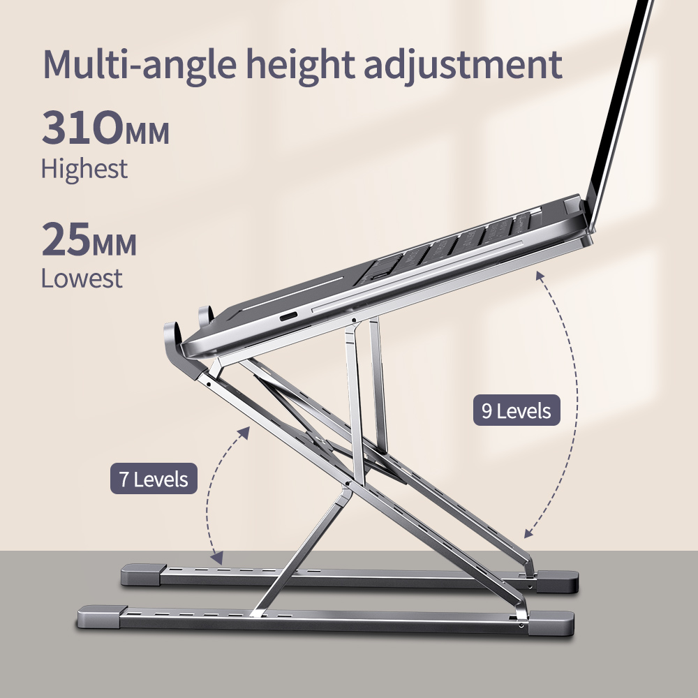 Double Aluminum Alloy Notebook Bracket - Image 3
