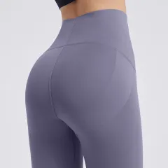 Ladies Spring And Summer New High Waist Shark Pants - Crystal Violet - View 1