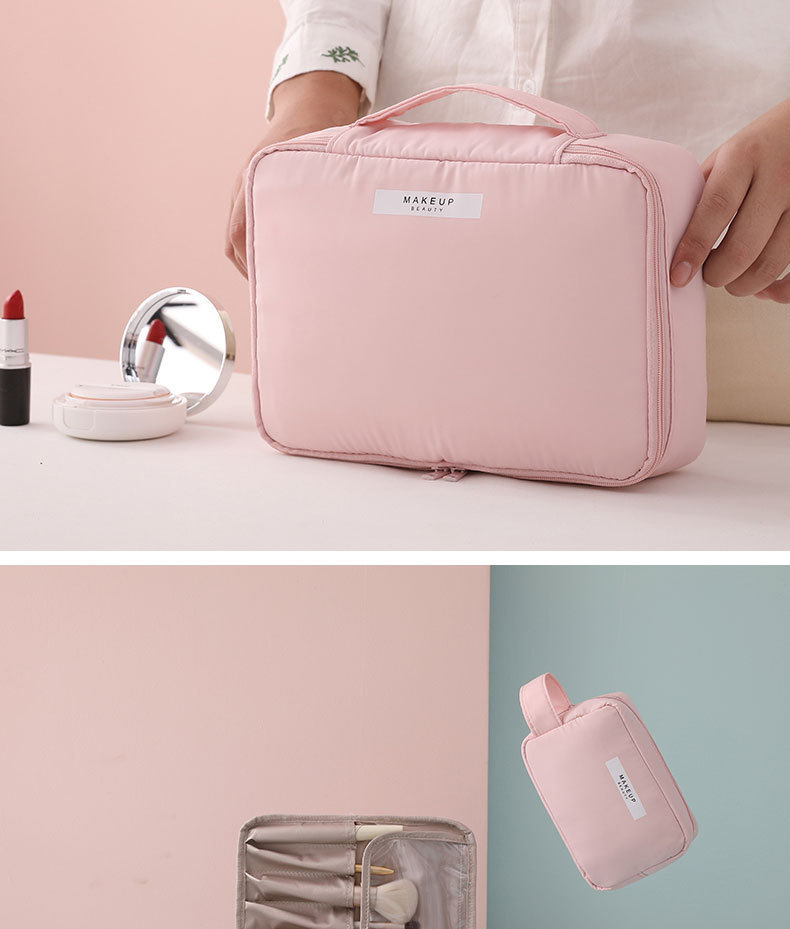 Portable Cosmetics Net Red Toiletries Bag