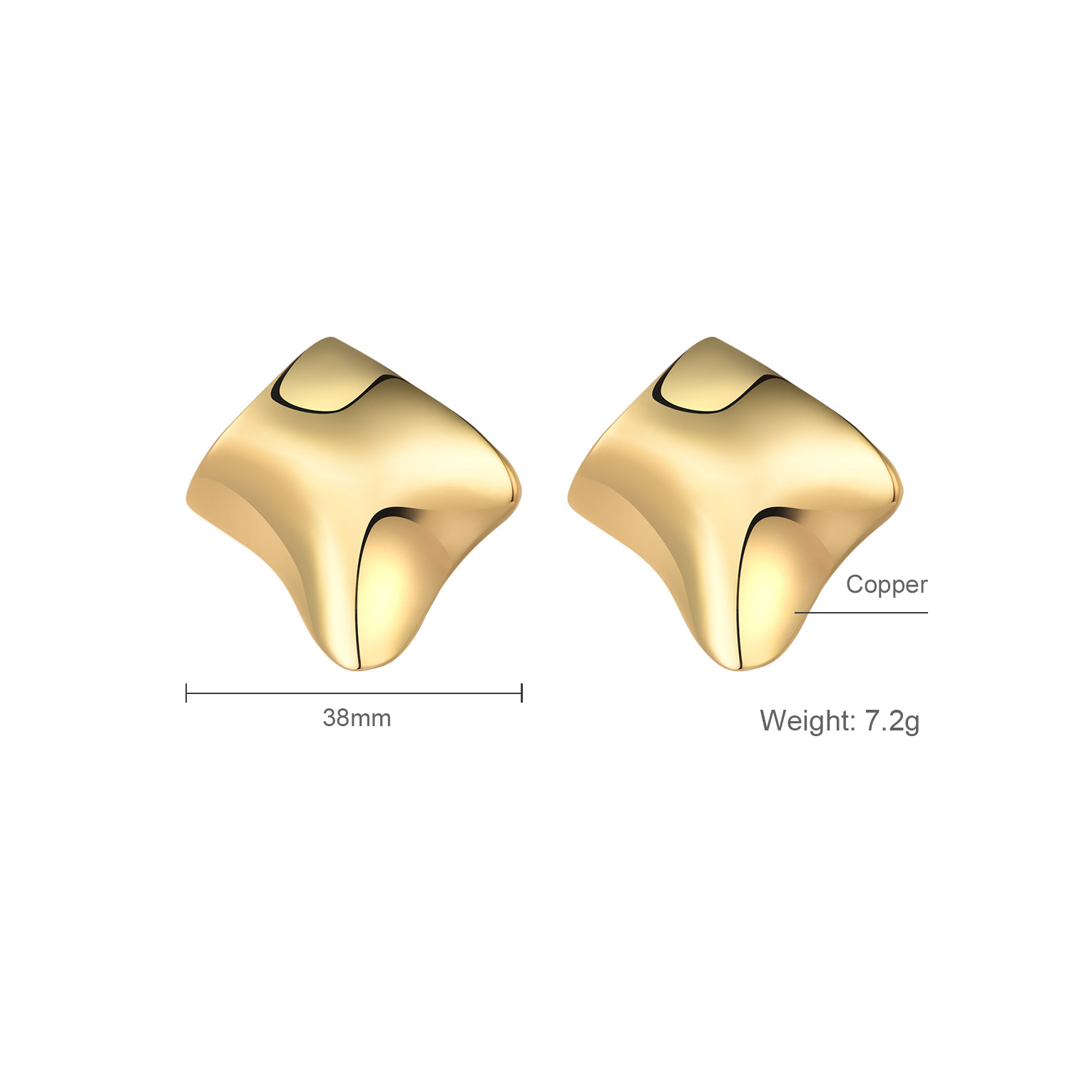 Simple Trend Ear Clip Without Pierced Earrings Female Earrings