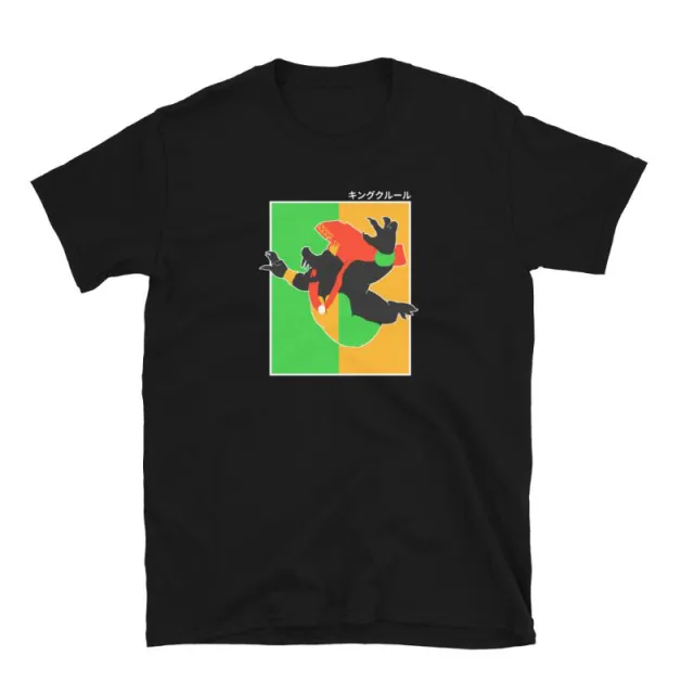 European And American Digital Printing Casual Round Neck Short Sleeves T shirt Black - Shop at LoveMi