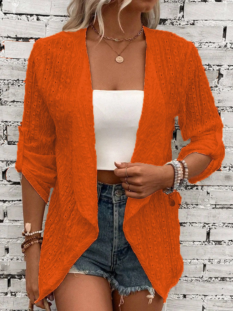 Title 10, Fashion Solid Color Casual Cardigan