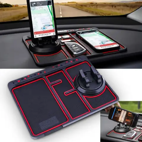 Non-Slip Car Phone Pad for 4-in-1 Car Parking Number