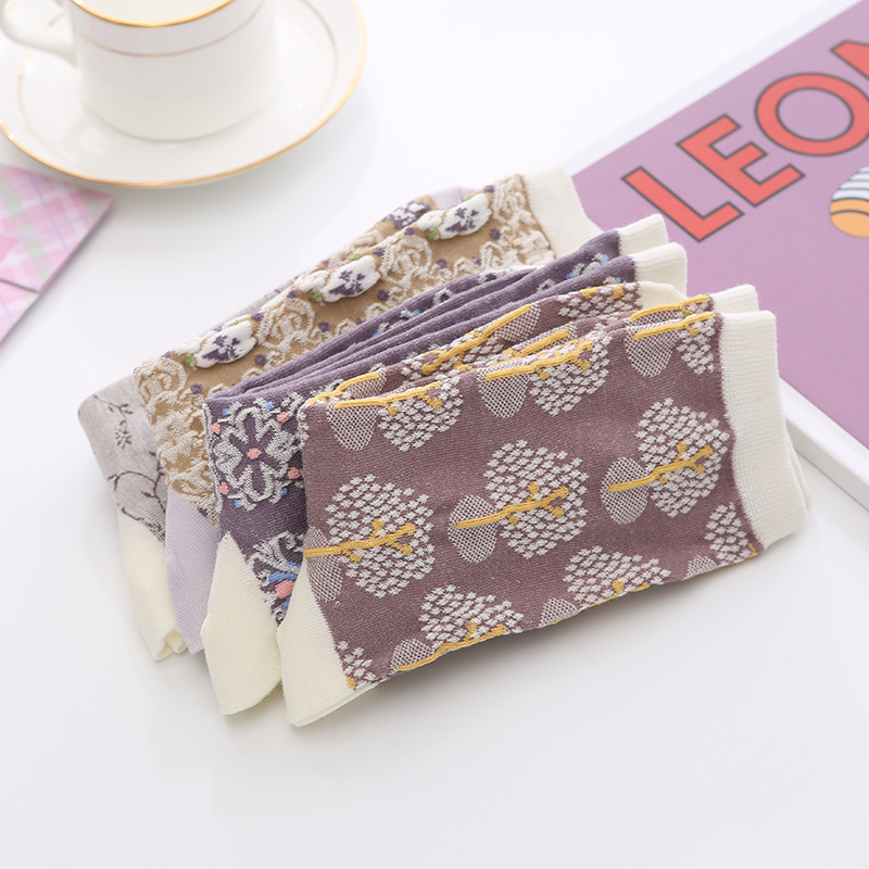 Fragrant High Tube Cotton Socks Trendy Mori Series