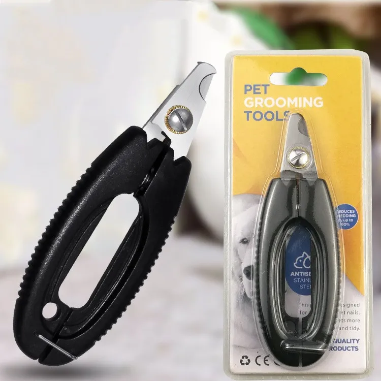 Stainless Steel Pet Nail Clippers - Black