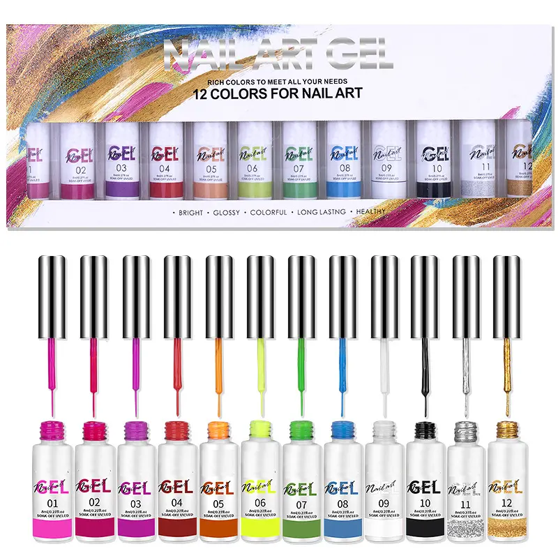 Manicure Drawing Phototherapy Painted Glue 3D Spray