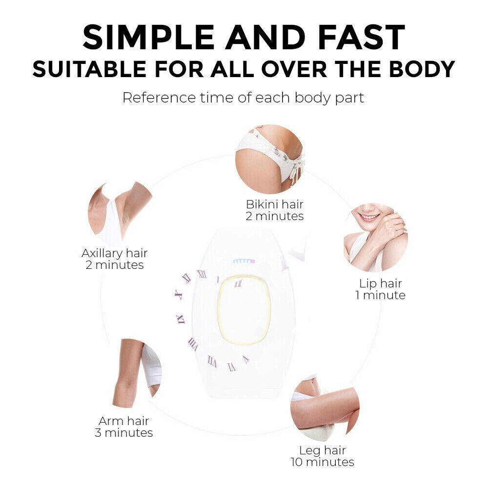 IPL Laser Permanent Hair Removal Device Painless Pulse Home Use — image 6