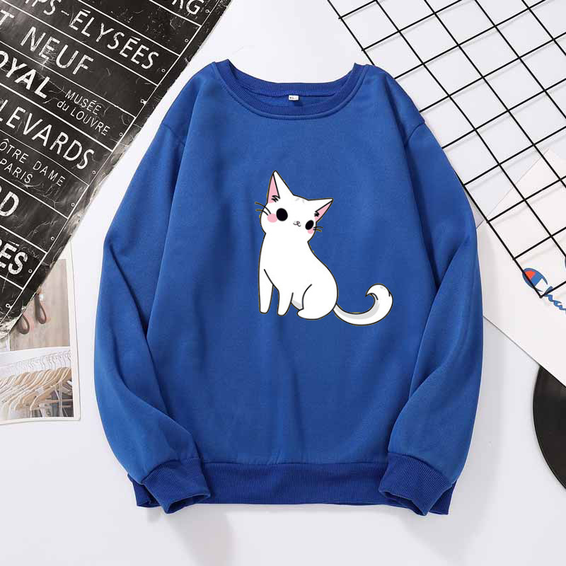 Title 3, Printed cute cat hoodie