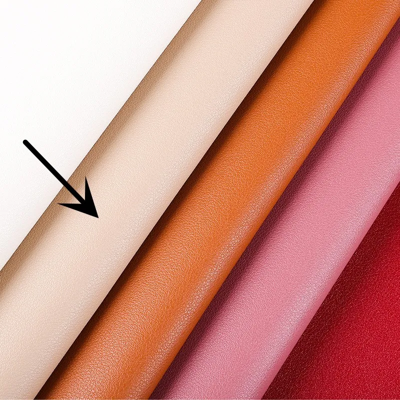 1.6mm Velvet-bottomed Napa Leather Hard Cover Table Mat Handbag Leather - Khaki
