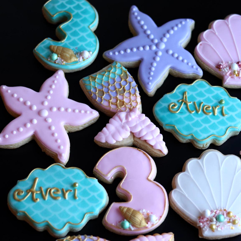 Shell Baking Fondant Biscuit Mould Mousse Ring Vegetable Mould