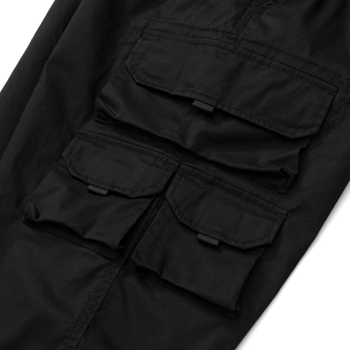 Men's Loose Fit Elastic Waist Workwear Multi-pocket Casual Pants