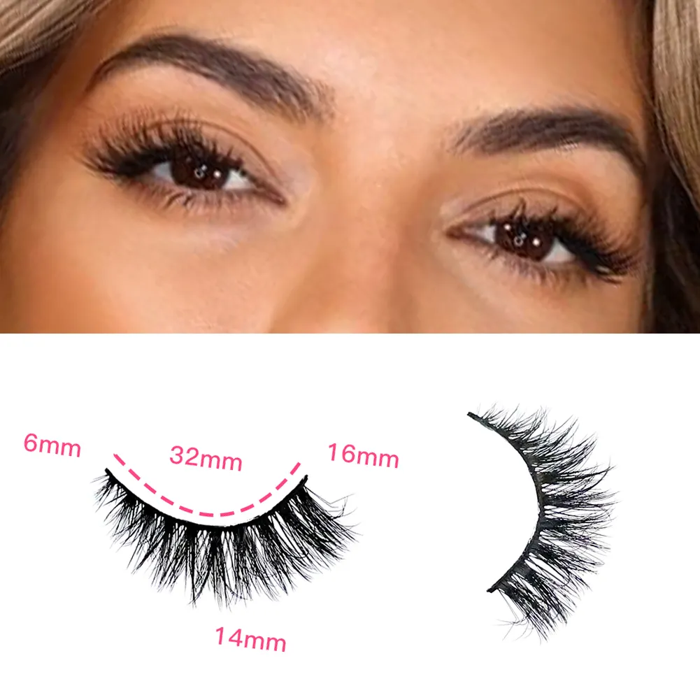 3D False Eyelashes Are Multi-layered, Realistic, Soft