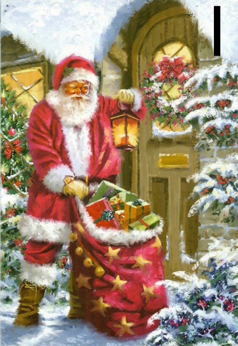 Christmas DIY Santa Mosaic Square Round Diamond Painting