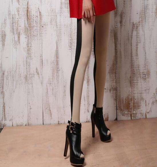 Title 4, Ladies two-tone stitching pantyhose