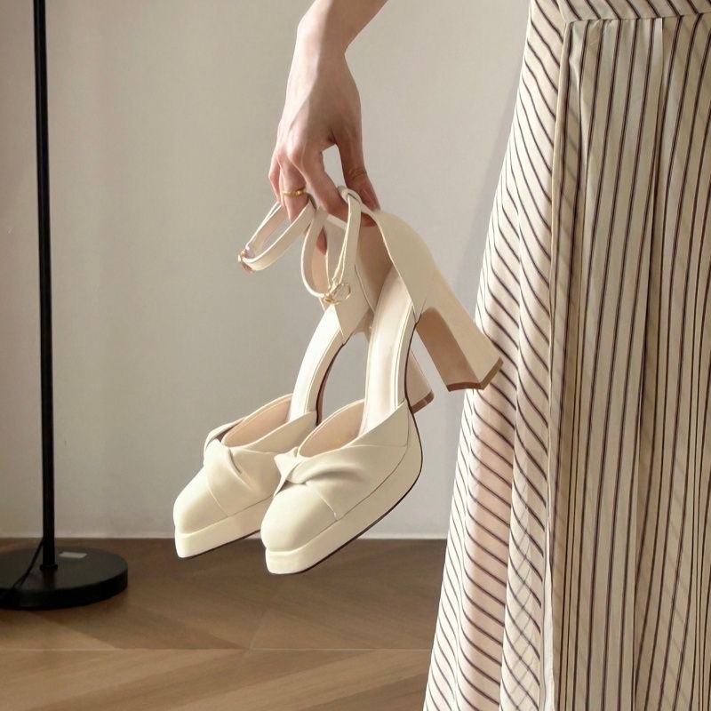 Platform Block Heel Mary Janes, picture 4 of 4