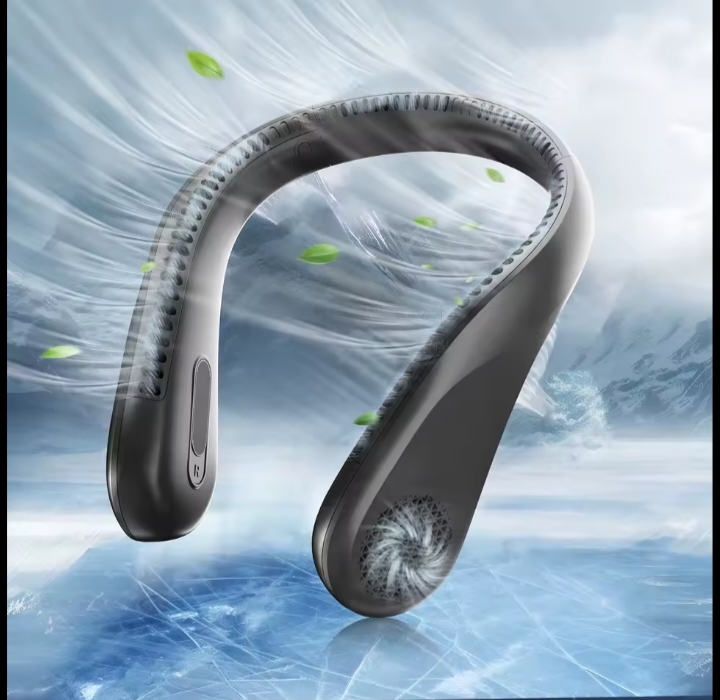 Portable Neck Fan 5200mAh Rechargeable Bladeless Cooling Fan thumbnail 9