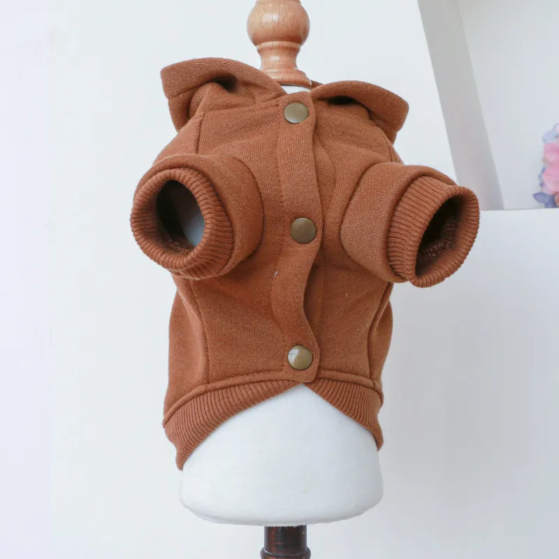 Pet Clothing Small And Medium Sized Dog - Brown