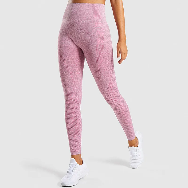Camouflage Seamless Hip-lifting Cropped Trousers Women's Fitness Pants - 3 Style-L