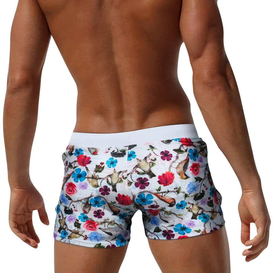 Double Pocket Zipper Quick-drying Men's Swimming Trunks