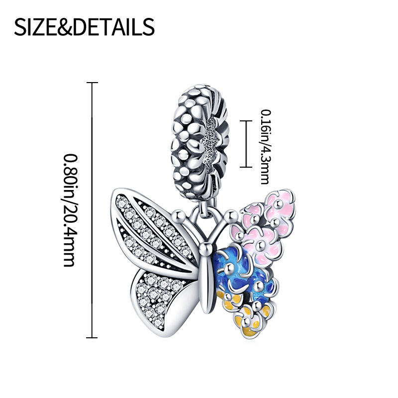 Title 1, New Fashion Spring Flower Butterfly Water Drop ...