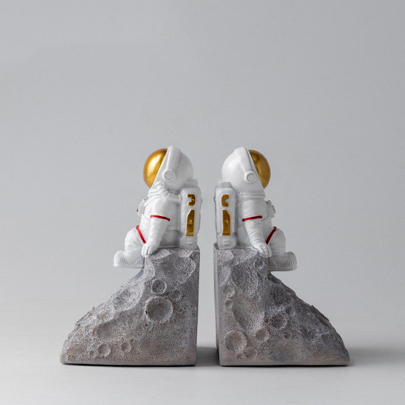 Astronaut and Diver Bookends, Pair