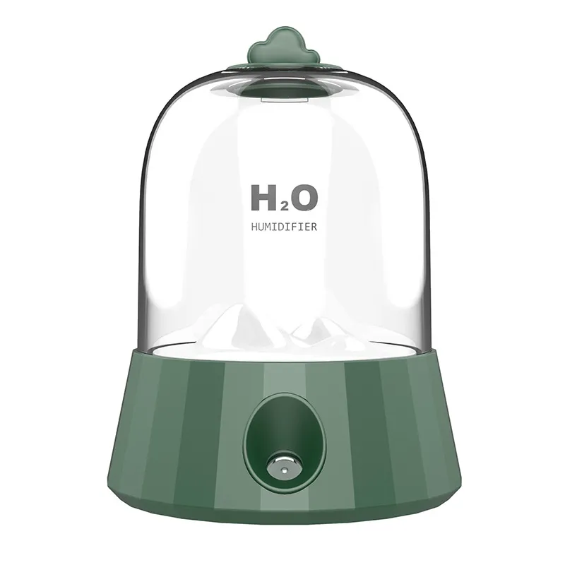 Humidifier Usb Rechargeable Water Meter Atomizer - Green