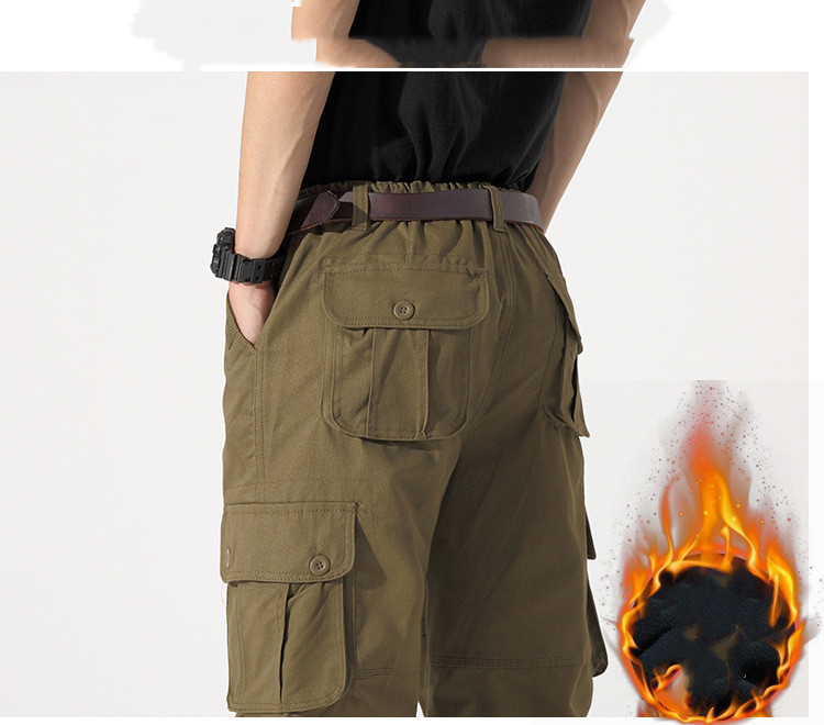 Multi Pocket Warm Outdoor Sports Casual Pants
