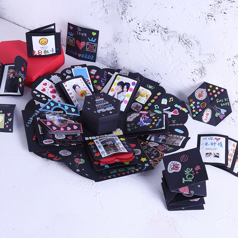 New Love Diy Photo Album Surprise Gift Box