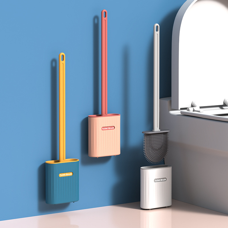 Toilet Brush Household Wall Mounted Without Dead Corner