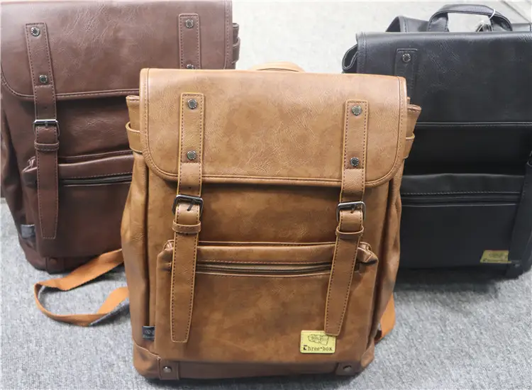 New Men's Backpack Casual College Style Portable