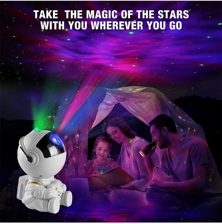 Projecteur d'astronaute galaxy, projecteur d'étoiles réglable à 360° – Image 6