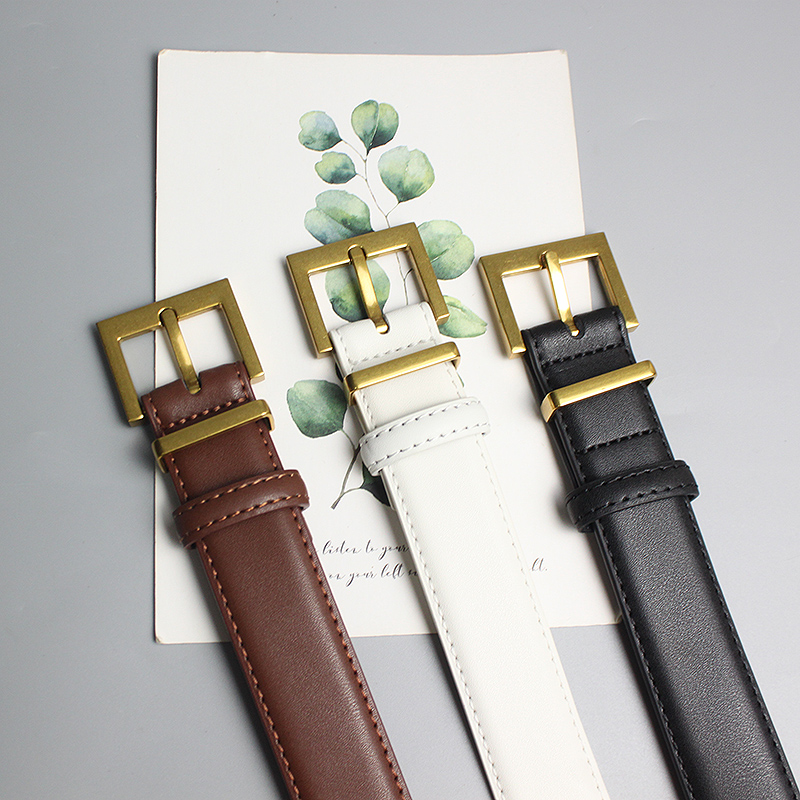 Women's Leather Versatile Jeans Belt