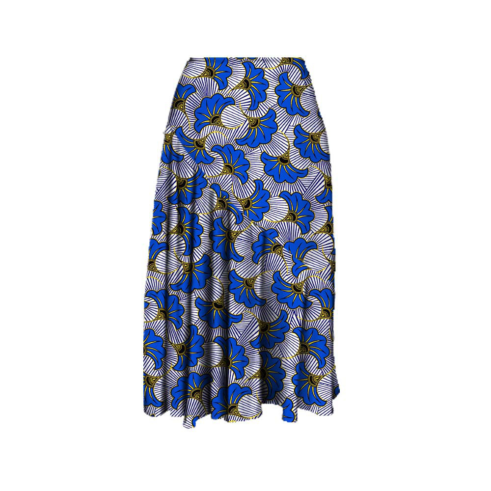 Title 8, Womens Batik Print Skirt, flowing and elegant....