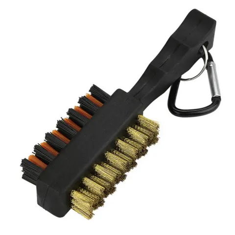 Golf Club Double-sided Brush to Clean the Ball Head