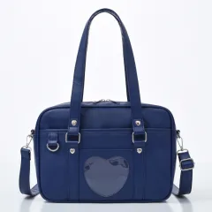 Japanese All-match Pu College Commuter Female Bag - Blue - View 1