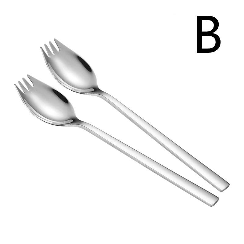 Title 6, Stainless Steel Western Food Dual-purpose Fork ...