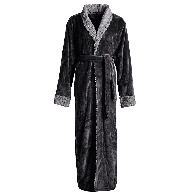 Title 5, New Couple Extended Flannel Bathrobe