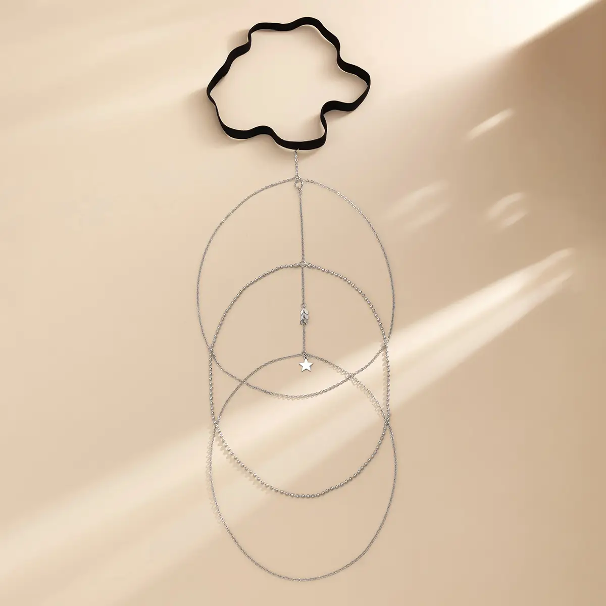 Casual All-match Star-shaped Fringed Wheat Ear Leg Chain