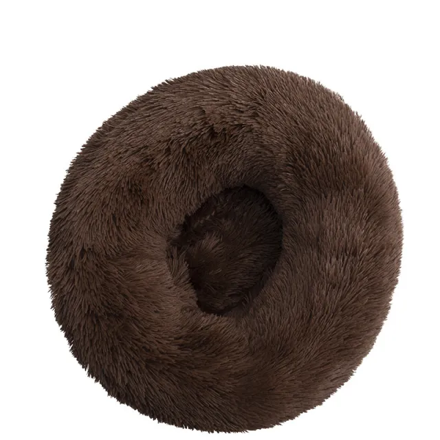 Plush Warm Dog Bed In Winter Coffee - Shop at LoveMi