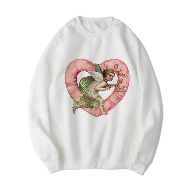 Title 14, Ladies Fashion Victoria Angel Print Long Sleeve...